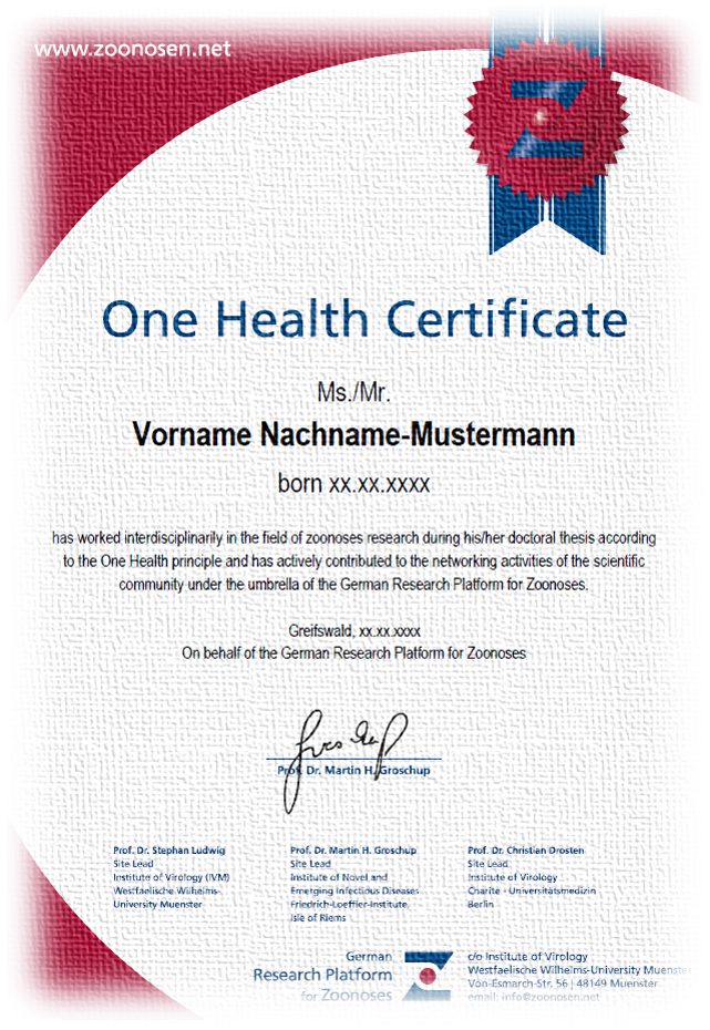One Health Zertifikat